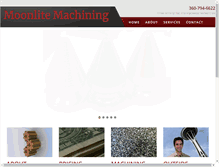 Tablet Screenshot of moonlitemachining.com